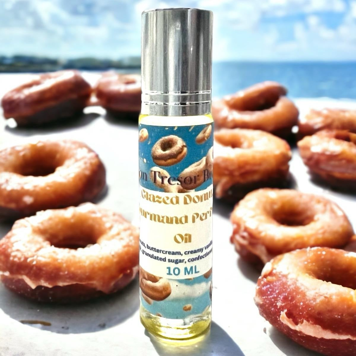 Glazed Donut Perfume Oil, condensed milk, fried dough, confectioner sugar, natural perfume, cruelty free perfume, vegan friendly Aroma Fragrance Scent Scented Cosmetic Vanilla Cologne