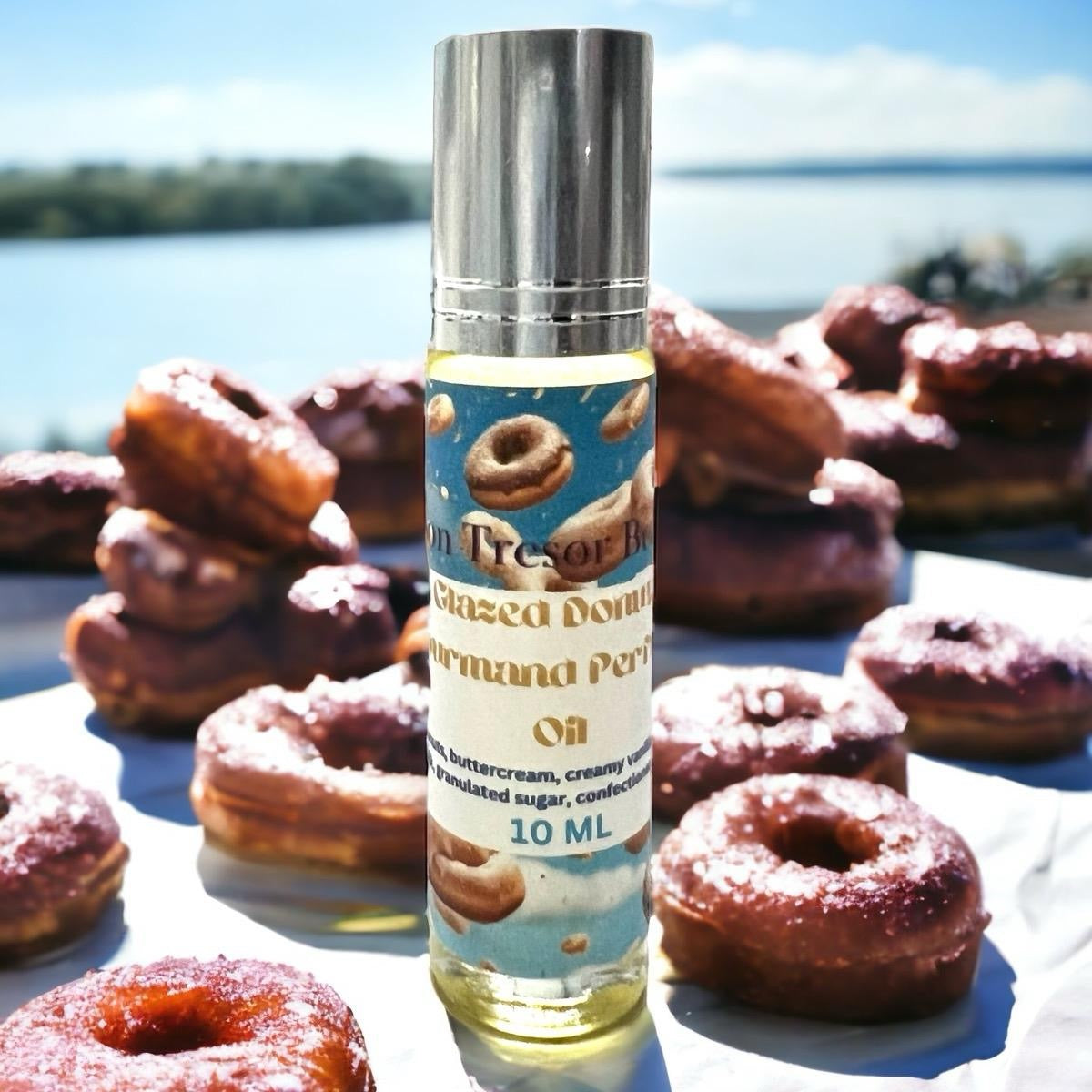 Glazed Donut Perfume Oil, condensed milk, fried dough, confectioner sugar, natural perfume, cruelty free perfume, vegan friendly Aroma Fragrance Scent Scented Cosmetic Vanilla Cologne
