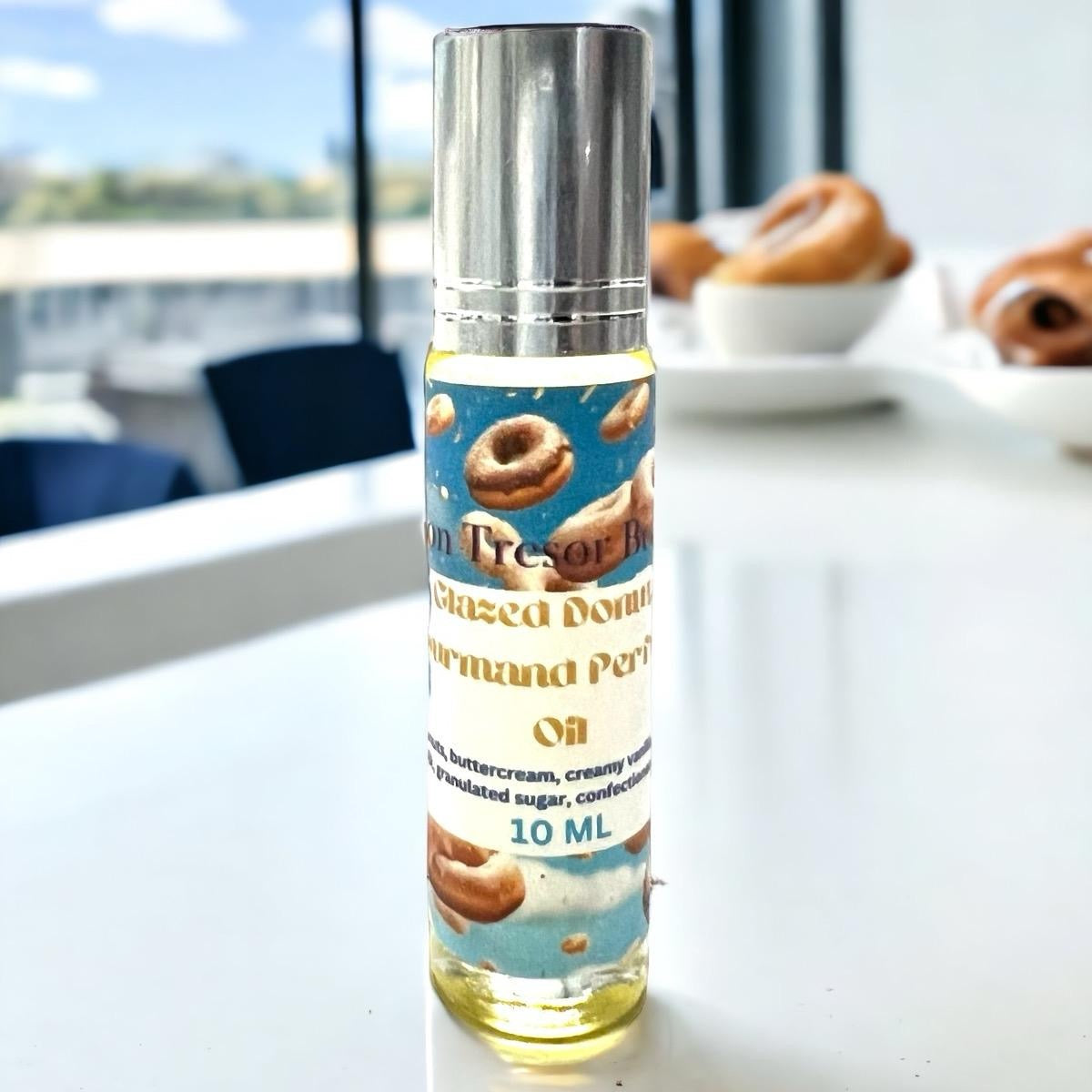 Glazed Donut Perfume Oil, condensed milk, fried dough, confectioner sugar, natural perfume, cruelty free perfume, vegan friendly Aroma Fragrance Scent Scented Cosmetic Vanilla Cologne