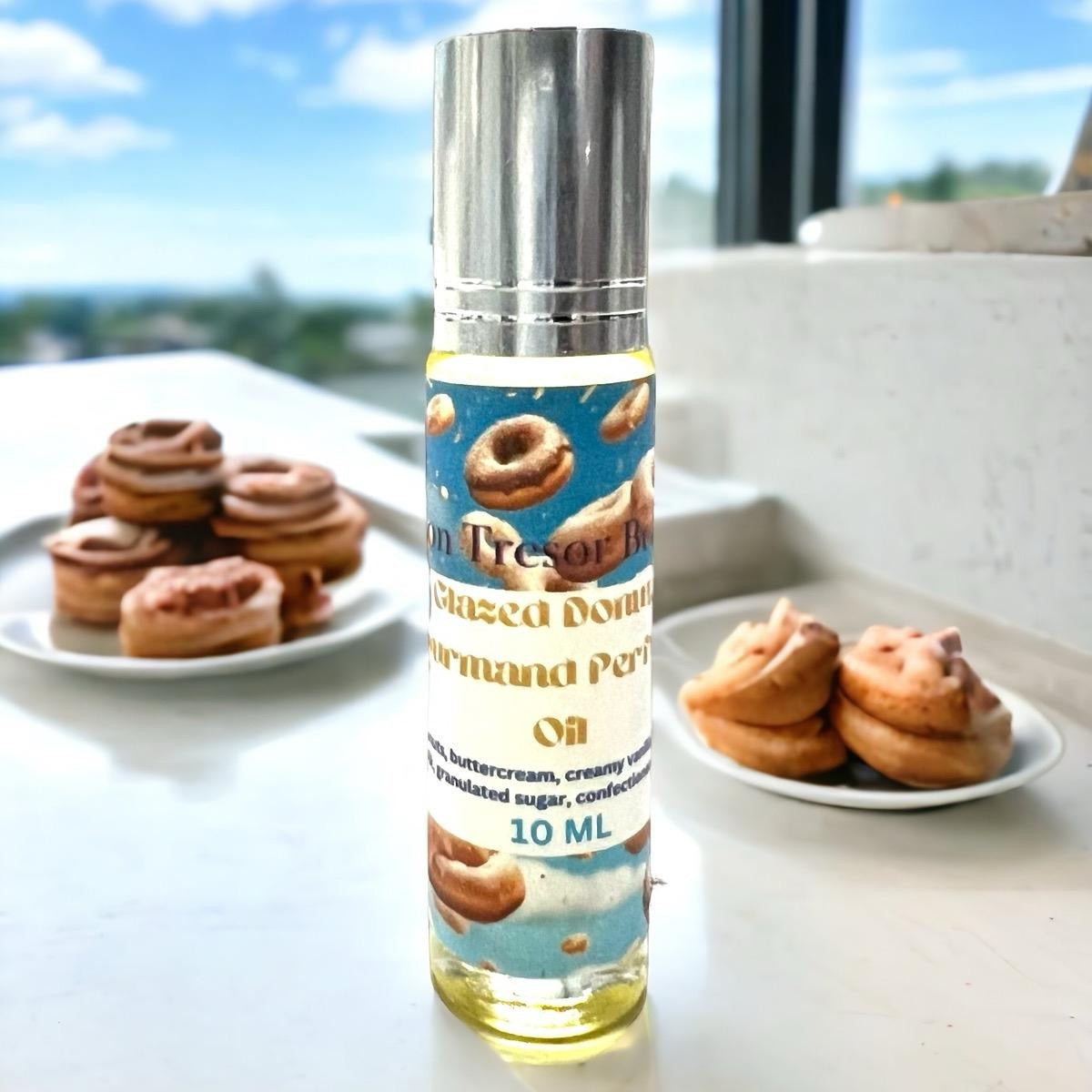 Glazed Donut Perfume Oil, condensed milk, fried dough, confectioner sugar, natural perfume, cruelty free perfume, vegan friendly Aroma Fragrance Scent Scented Cosmetic Vanilla Cologne