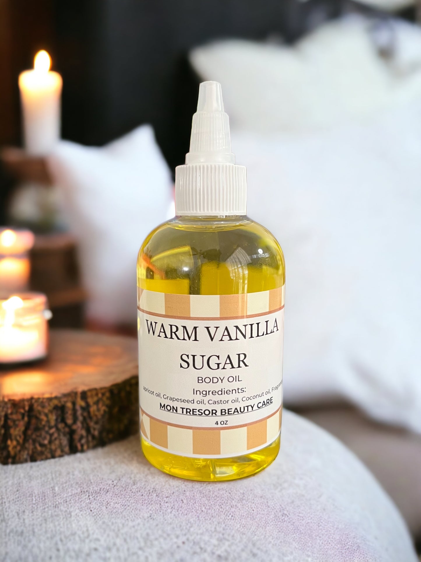 Warm Vanilla Sugar body oil, moisturizer, vegan, organic, cruelty free beauty, gift for her