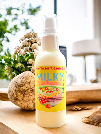 Milky cereal body spray, perfume spray, fragrance spray, vegan perfume, cruelty free beauty, gifts for her