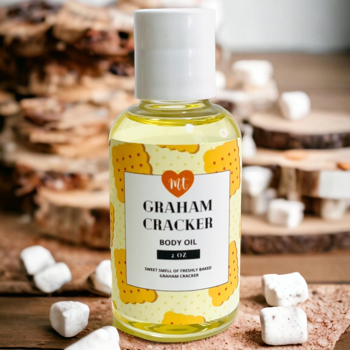 Graham Cracker Body Oil, moisturizer, oils, skin care, organic, gift for her