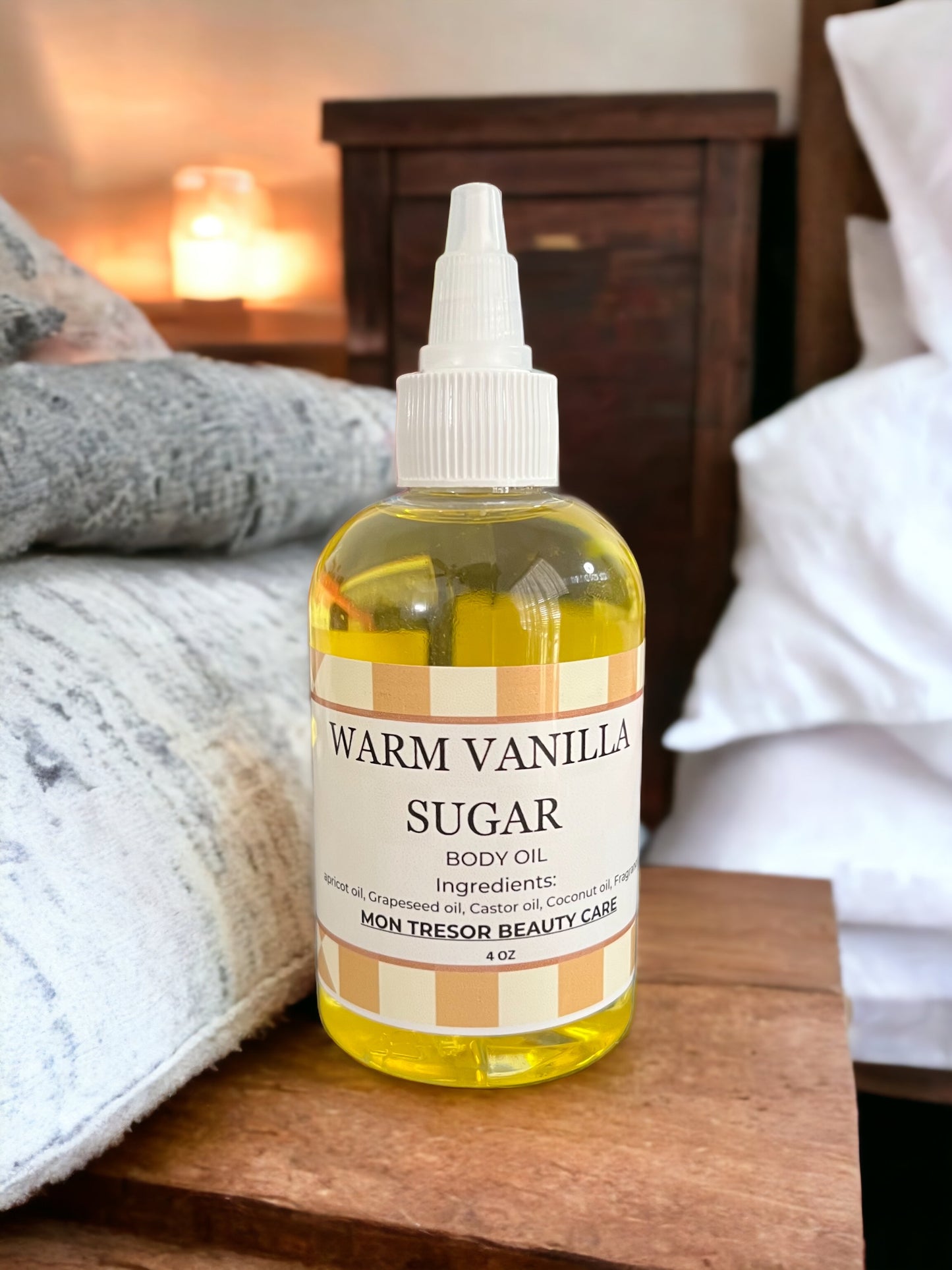 Warm Vanilla Sugar body oil, moisturizer, vegan, organic, cruelty free beauty, gift for her