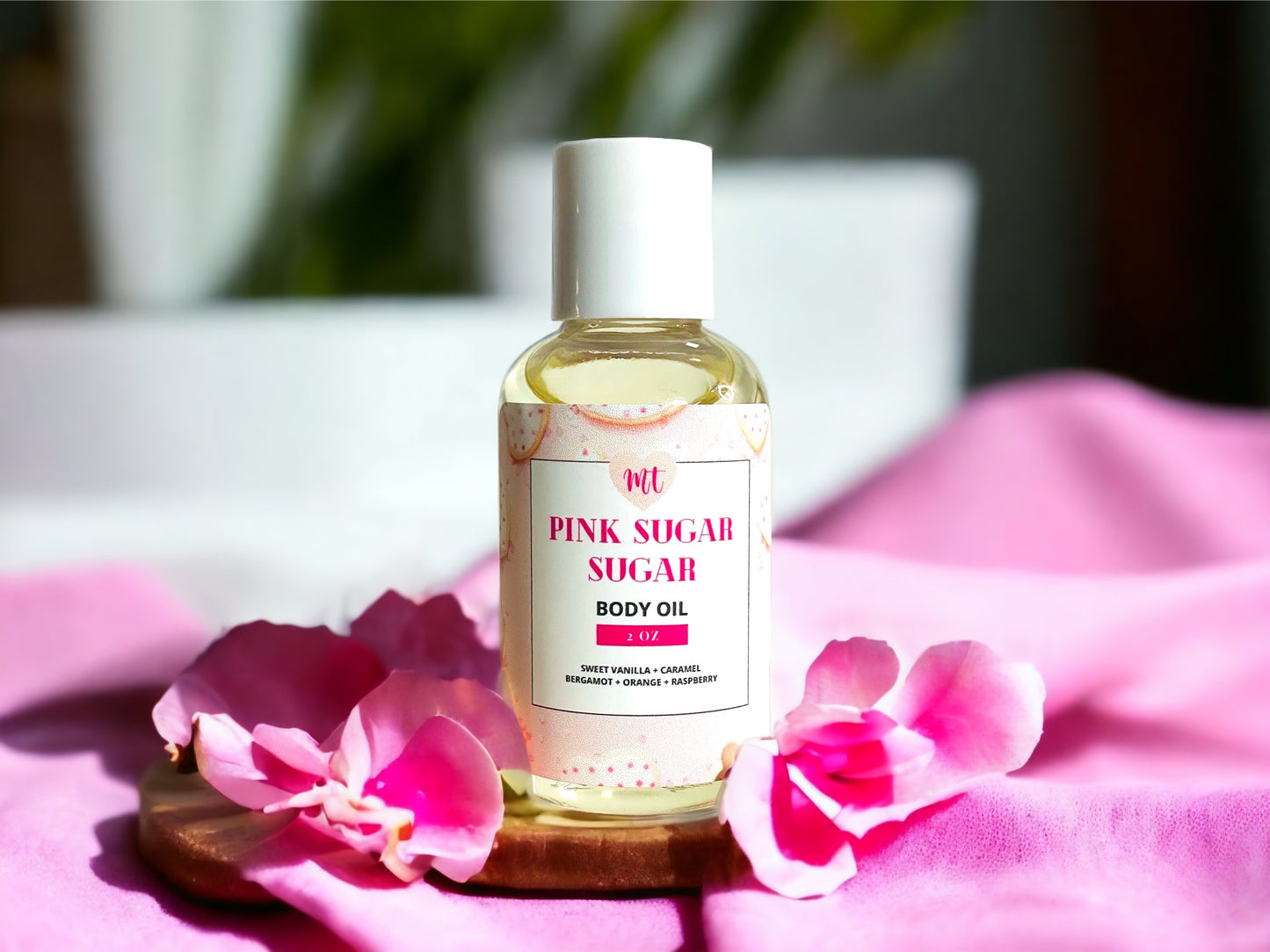 Pink Sugar Sugar Body Oil, Cruelty Free, natural, vegan friendly