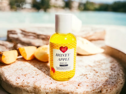 Honey Apple Body Oil, moisturizer, skin care, organic, fragrance oils, cruelty free beauty, vegan