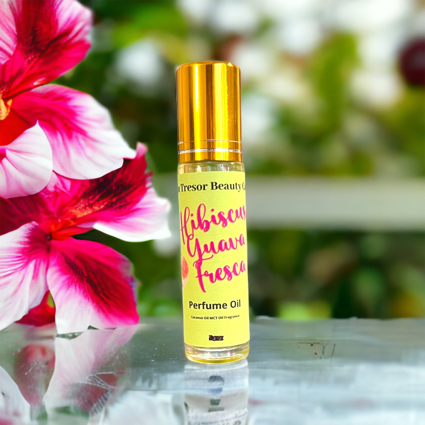 Hibiscus guava Fresca perfume oil, roll on, cruelty free beauty, natural perfume, gift for her