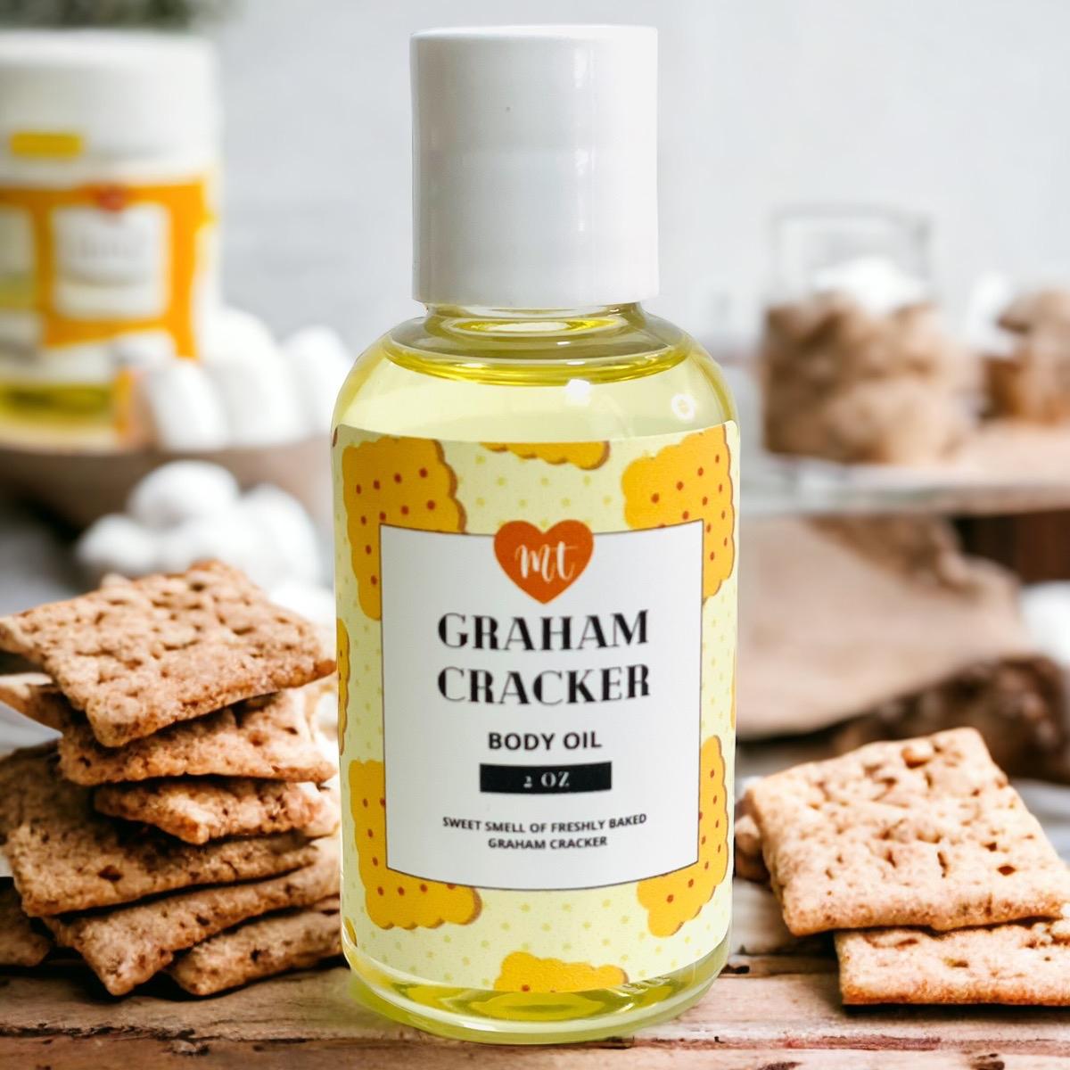 Graham Cracker Body Oil, moisturizer, oils, skin care, organic, gift for her