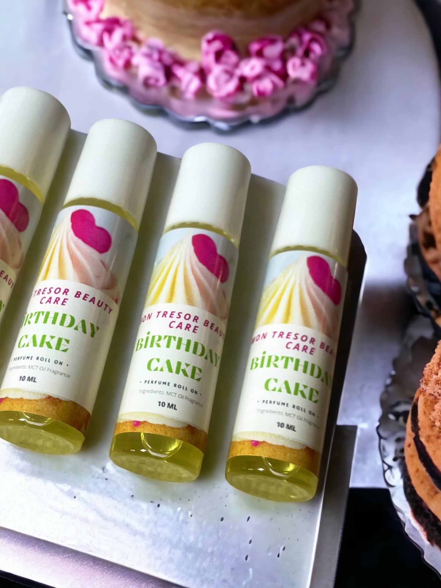 Birthday Cake Handmade Roll On Perfume Oil