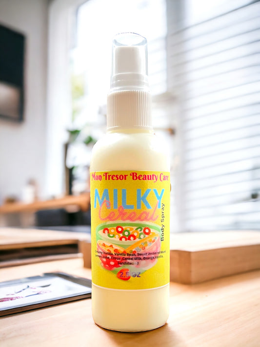 Milky cereal body spray, perfume spray, fragrance spray, vegan perfume, cruelty free beauty, gifts for her