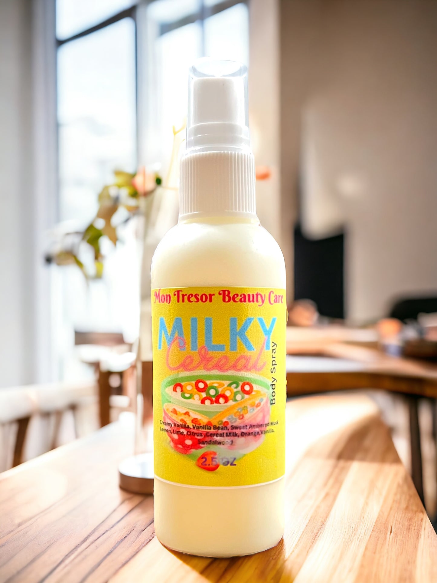 Milky cereal body spray, perfume spray, fragrance spray, vegan perfume, cruelty free beauty, gifts for her