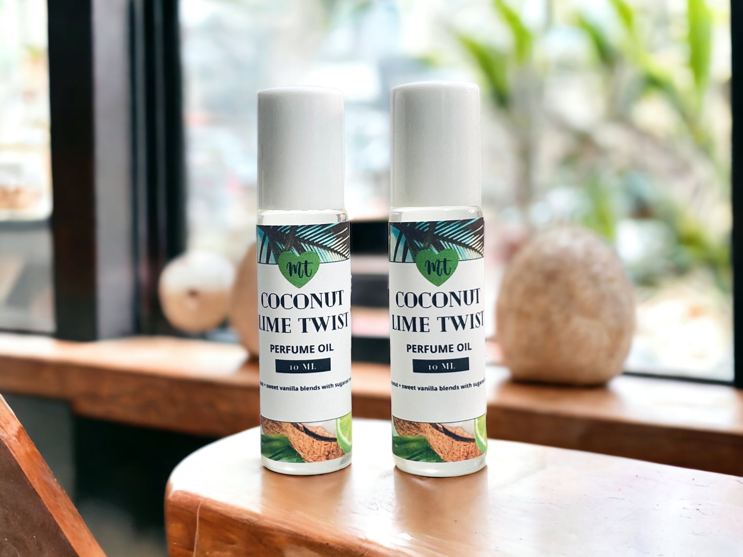 Coconut Lime Twist Perfume oil Roll On, Roll on Perfume, Natural Perfume, Vegan Perfume, fragrance oil, gifts for her