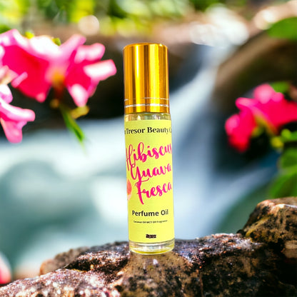 Hibiscus guava Fresca perfume oil, roll on, cruelty free beauty, natural perfume, gift for her