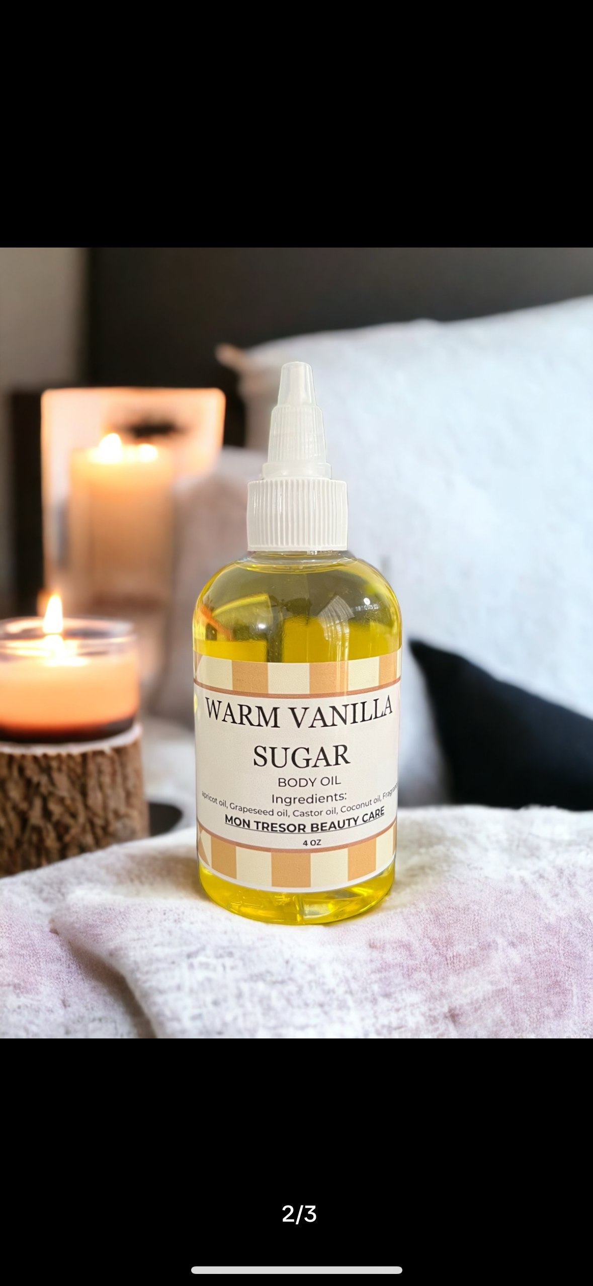 Warm Vanilla Sugar body oil, moisturizer, vegan, organic, cruelty free beauty, gift for her