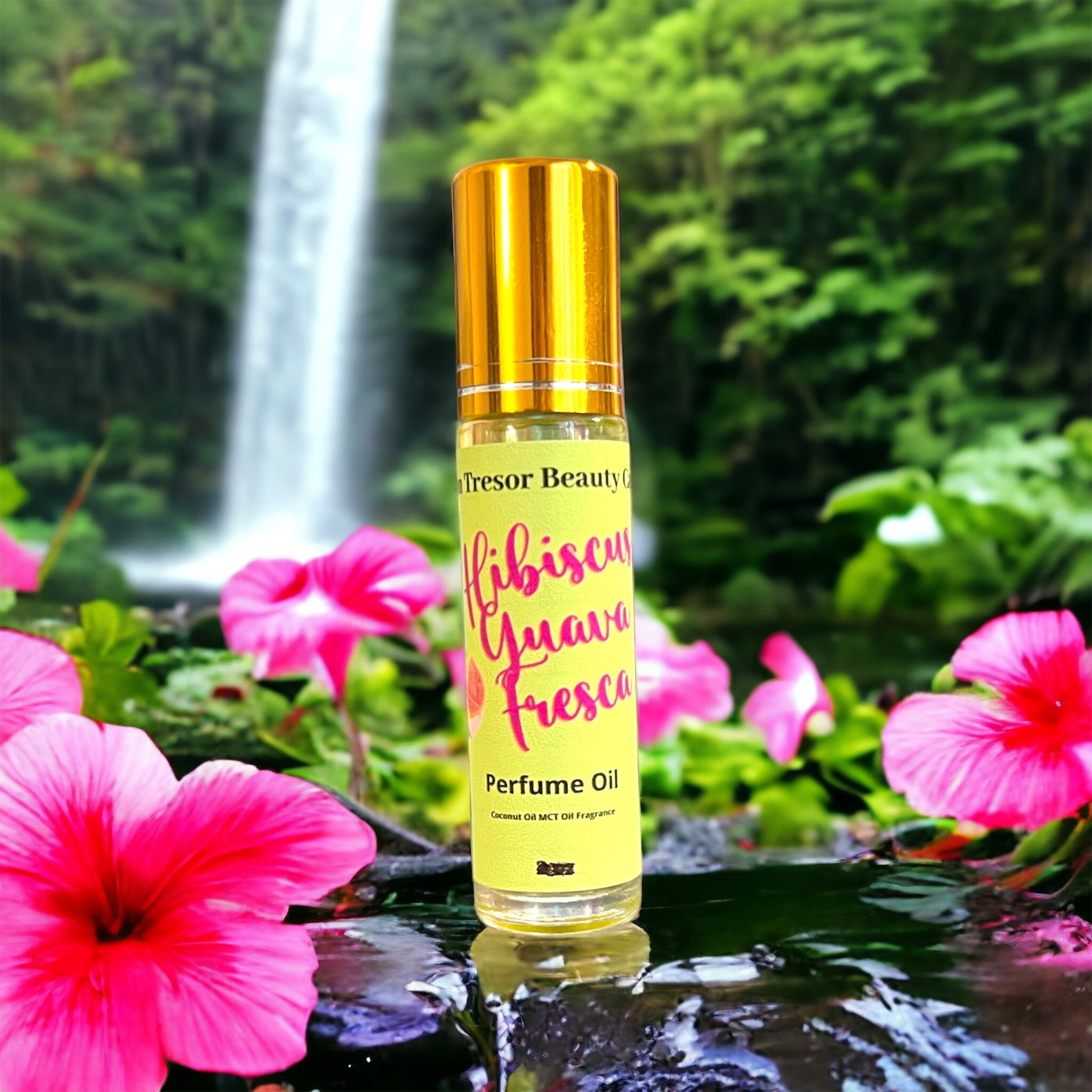 Hibiscus guava Fresca perfume oil, roll on, cruelty free beauty, natural perfume, gift for her