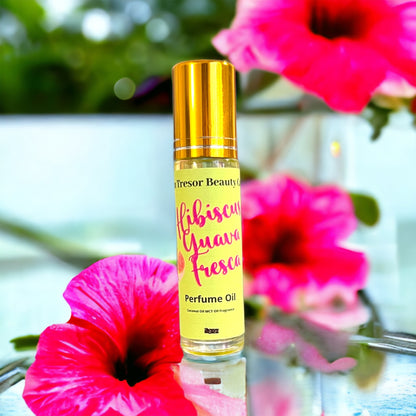 Hibiscus guava Fresca perfume oil, roll on, cruelty free beauty, natural perfume, gift for her