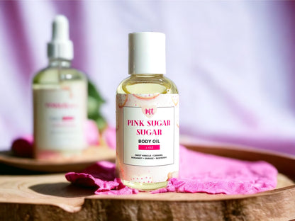 Pink Sugar Sugar Body Oil, Cruelty Free, natural, vegan friendly