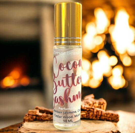 Cocoa butter cashmere perfume oil, perfume, natural perfume,