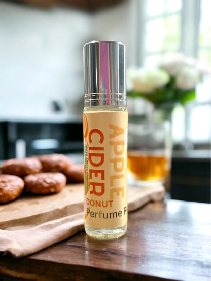 Apple cider donut perfume roll on, perfume oil, fragrance oil, cruelty free beauty, gifts for her vegan friendly