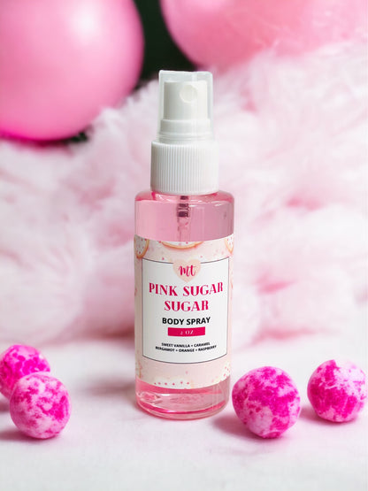 Pink Sugar Body Splash, Body spray, perfume, vegan perfume, fragrance mist, cruelty free beauty