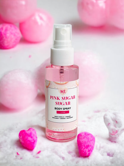 Pink Sugar Body Splash, Body spray, perfume, vegan perfume, fragrance mist, cruelty free beauty