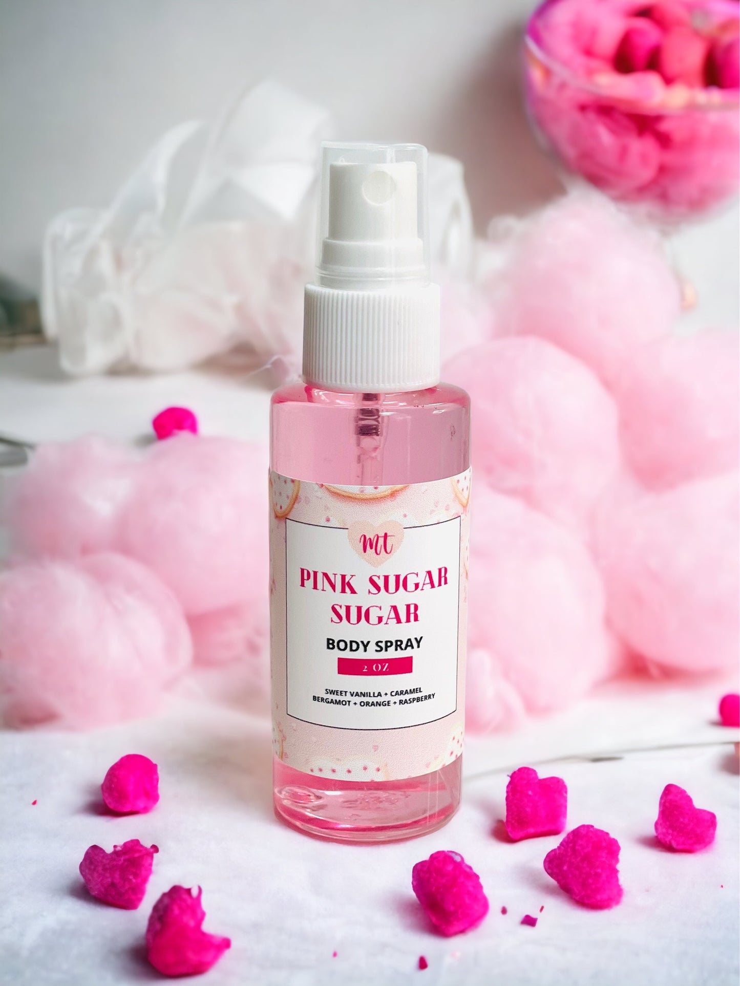 Pink Sugar Body Splash, Body spray, perfume, vegan perfume, fragrance mist, cruelty free beauty