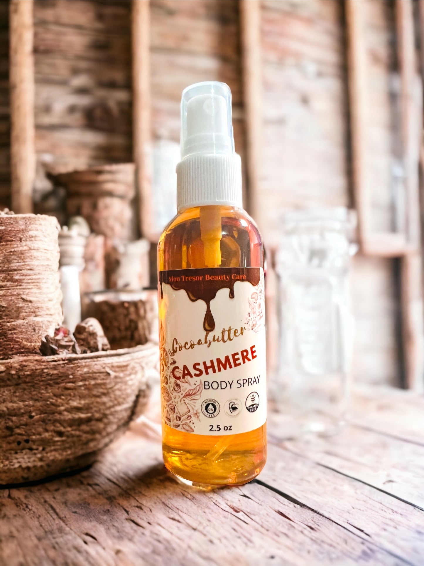 Cocoa Butter Cashmere body mist, body spray, perfume, vegan perfume, cruelty free beauty, fragrance spray, hair mist, perfume