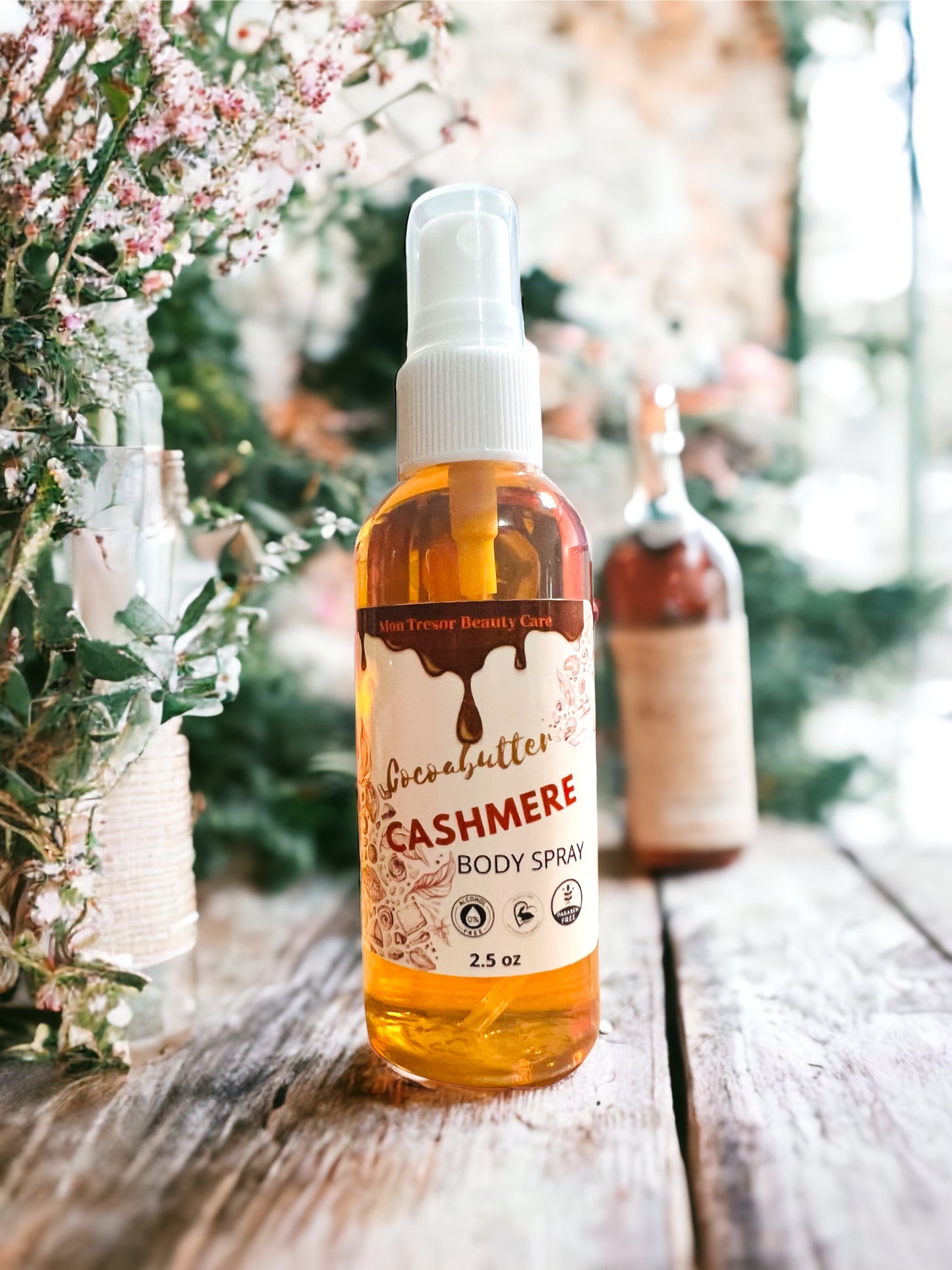 Cocoa Butter Cashmere body mist, body spray, perfume, vegan perfume, cruelty free beauty, fragrance spray, hair mist, perfume