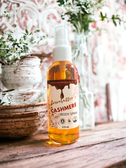 Cocoa Butter Cashmere body mist, body spray, perfume, vegan perfume, cruelty free beauty, fragrance spray, hair mist, perfume