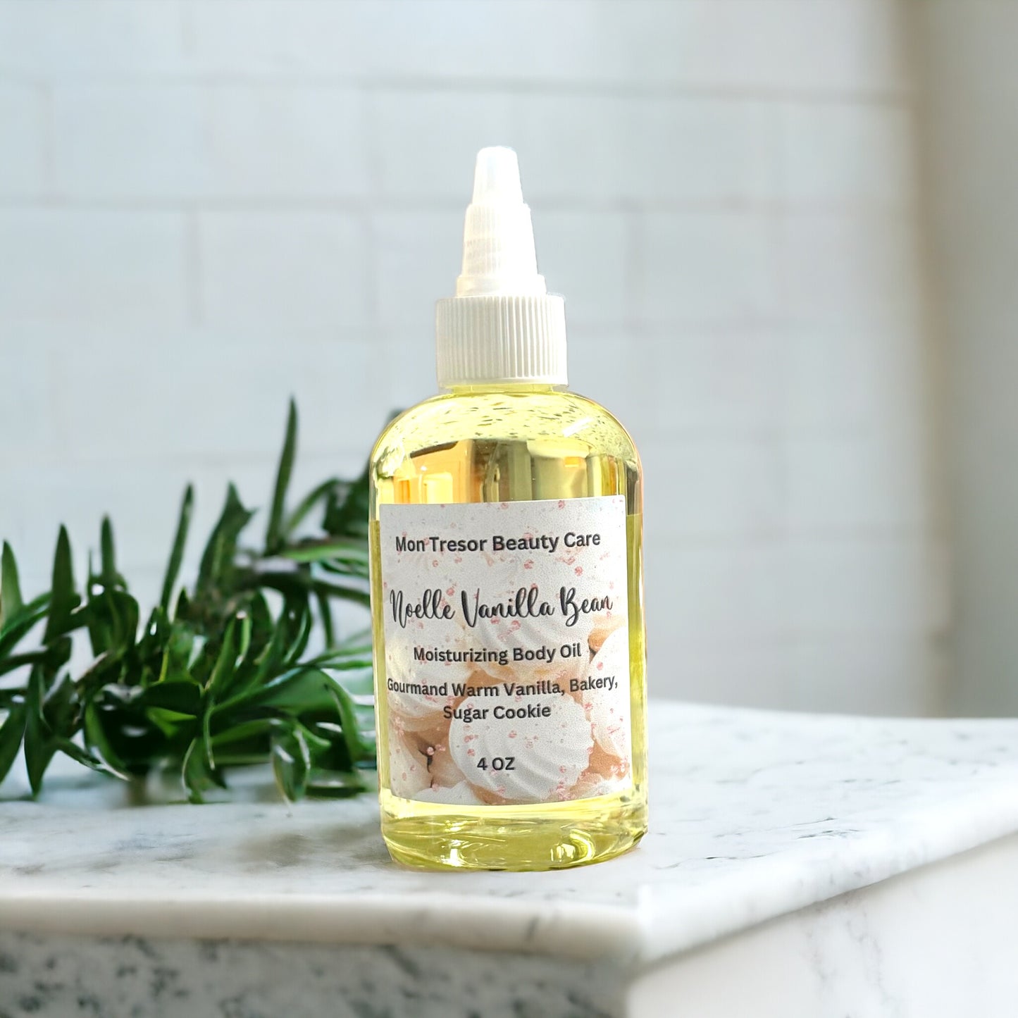 Noelle Vanilla Bean Body Oil, moisturizer, hydrating, gourmand warm vanilla bakery, vanilla, sugar cookie, womans body oil, fragrance oil, Body Care Silky Scented Scent Smoothing Moisture Moisturizing Coconut Apricot Aroma