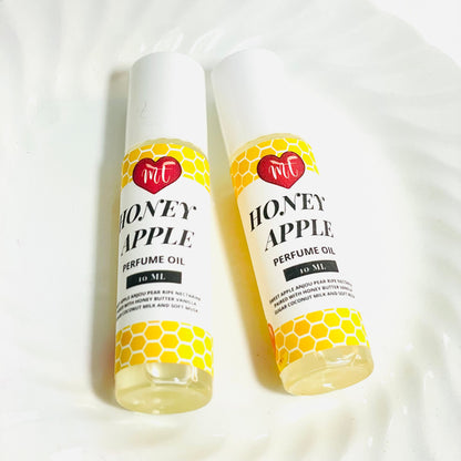 Honey Apple Perfume Oil Roll on, natural perfume oil, perfume roller, handmade perfume, gifts for her