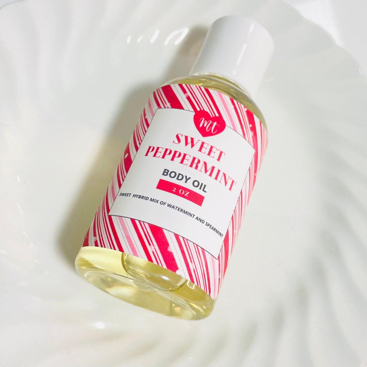 Peppermint Body oil, moisturizer, skincare, oils, cruelty free beauty,