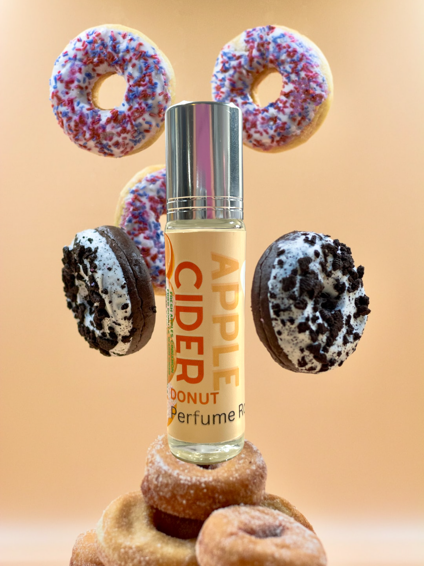 Apple cider donut perfume roll on, perfume oil, fragrance oil, cruelty free beauty, gifts for her vegan friendly