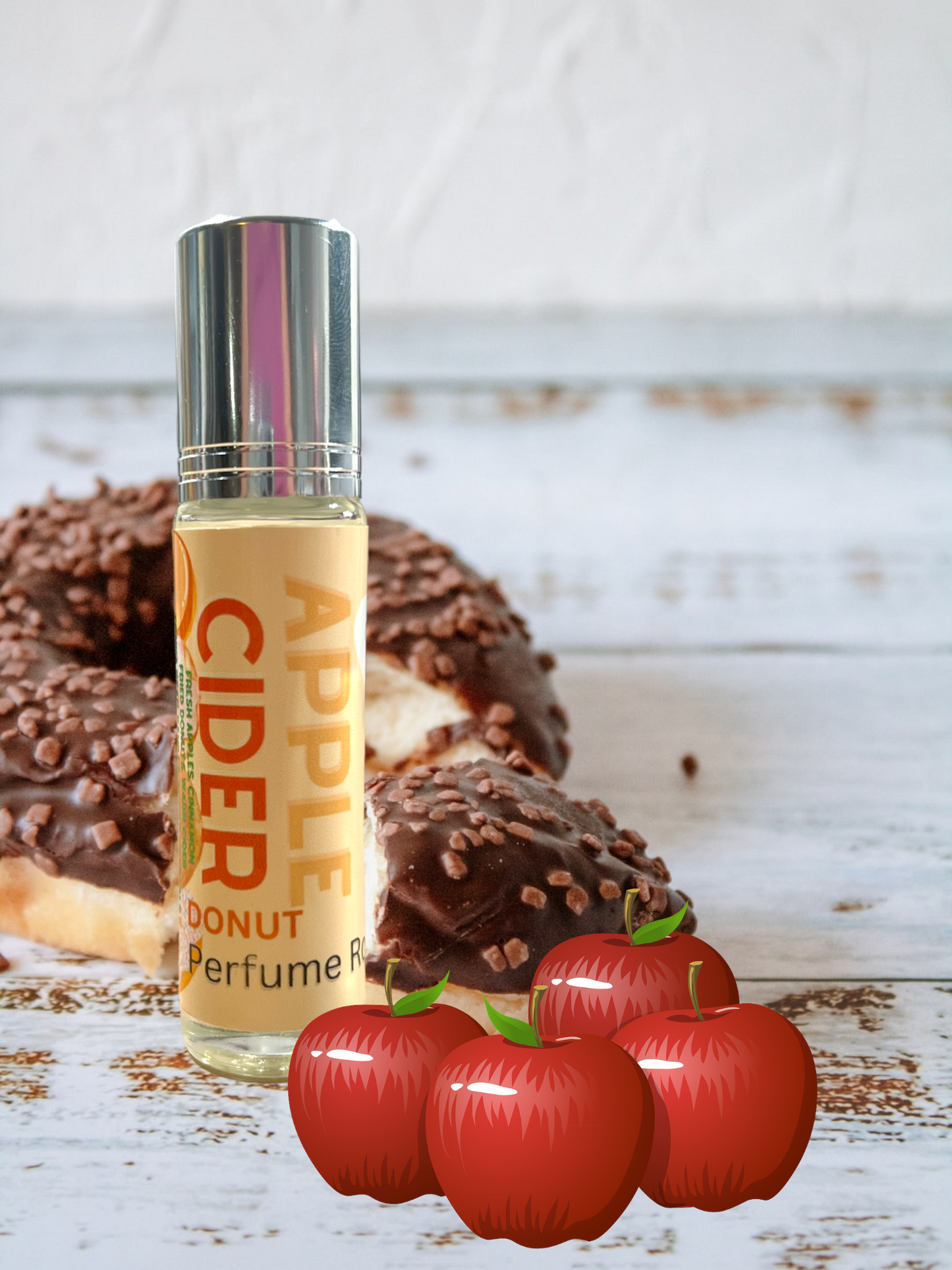 Apple cider donut perfume roll on, perfume oil, fragrance oil, cruelty free beauty, gifts for her vegan friendly