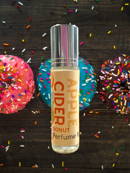 Apple cider donut perfume roll on, perfume oil, fragrance oil, cruelty free beauty, gifts for her vegan friendly