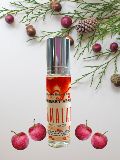 Cranberry apple marmalade perfume oil, roll on oil, perfume roll on, perfume, vegan perfume, gifts for her, fragrance