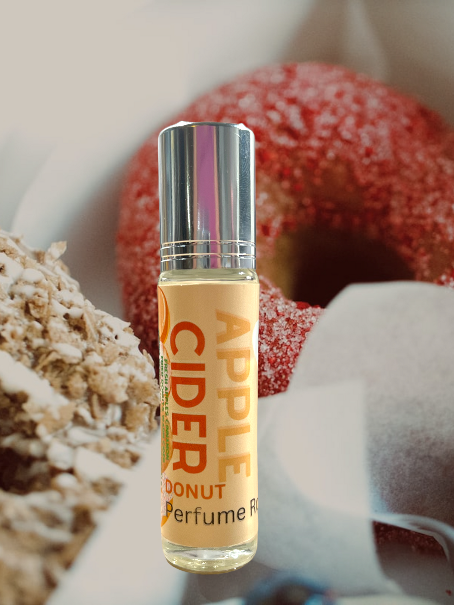 Apple cider donut perfume roll on, perfume oil, fragrance oil, cruelty free beauty, gifts for her vegan friendly